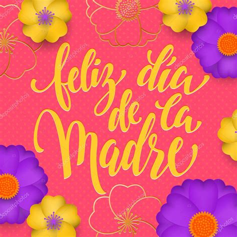 Feliz Dia Delas Madres Del Grupo Feliz Día De Las Madres Letras Tarjeta De Felicitación