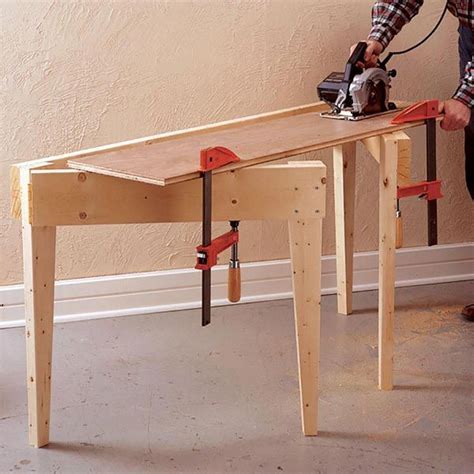Fold Out Work Support Woodworking Plan From Wood Magazine Woodworking