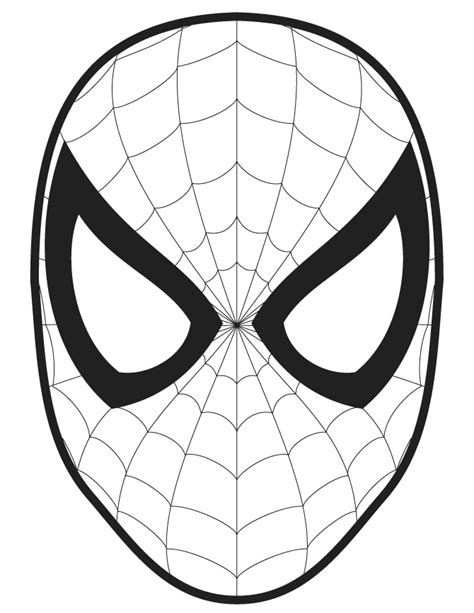 Printable Spiderman Face Printable Word Searches