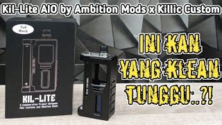 Jual Pod Vape Kil Lite AIO Ambition Mods Chipset 60W Full Black By