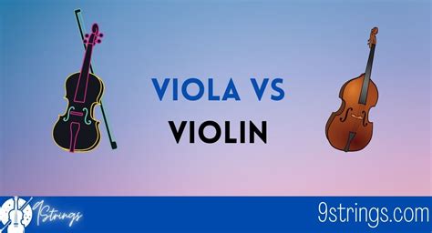 Viola Vs Violin 5 Main Differences Between A Viola And Violin