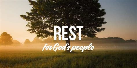 Rest For Gods People Gods Presence Isaiah 43