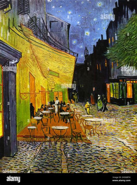 Terrasse De Caf La Nuit La Peinture L Huile De Vincent Van Gogh