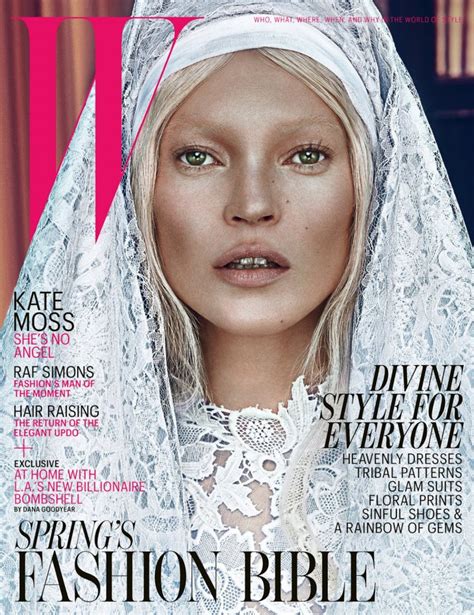 Kate Moss Covers W Magazine March 2012 Fashion Gone Rogue