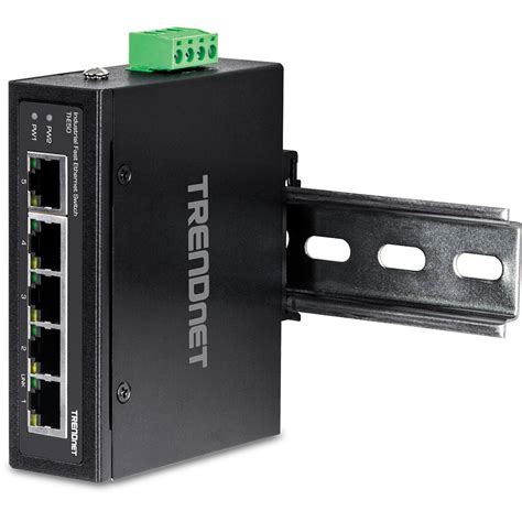 Switch Din Rail Fast Ethernet Industrial De 5 Puertos Trendnet Ti E50