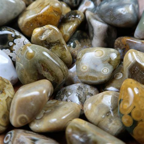 Ocean Jasper Tumblestones - Buy tumbled Ocean Jasper - UK Gemstones
