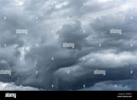 Dark Rainy Cloudy Sky Stock Photo Alamy
