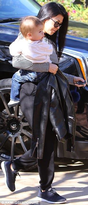 Kourtney Kardashian Is Besotted With Her Son Reign While Running