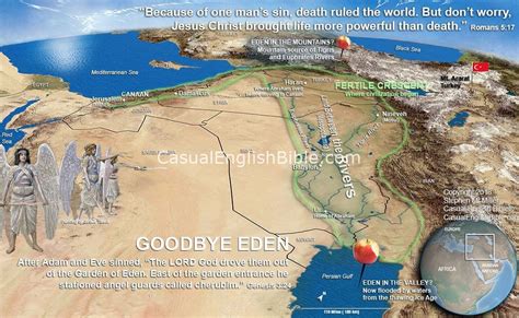 Garden Of Eden Maps And Videos Casual English Bible