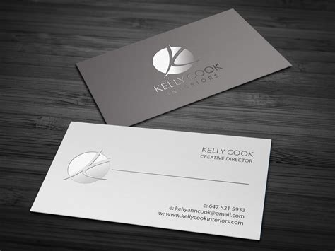 An Elegant Clean Classic Business Card For A High End Decorating Firm