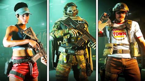 All Operator Skins And Outfits In Call Of Duty Modern Warfare 2 Youtube