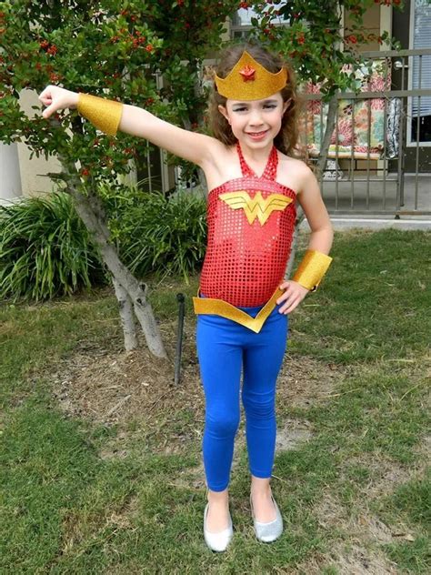Wonder Woman Homemade Costume Baby Girl Tutu Outfits Wonder Woman