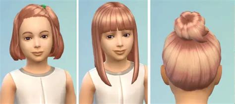 Mod The Sims Strawberry Blonde Hairstyles Recolor By Kellyhb5 Sims 4