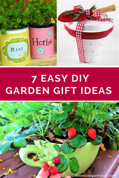 Gifts inspired by the garden are always appreciated. 7 Easy DIY Garden Gift Ideas | Garden gifts, Plant labels ...