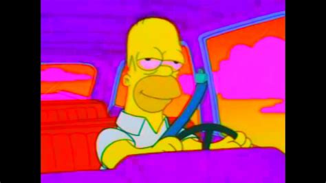 Homer Tries Weed For The First Time Youtube