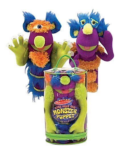 Melissa And Doug Deluxe Fuzzy Make Your Own Monster Puppet Monster