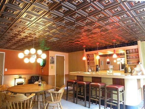 Tin ceilings are made out of stamped tin. 112 Faux Tin Ceiling Tile 磊 Talissa Decor - Wide Selection ...