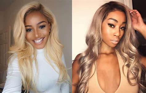 If your natural hair color is dark, go with an ombre style that leaves the roots dark and lightens on down to sandy blonde, for instance. Best Hair Color for Dark Skin Tone, African American Chart ...