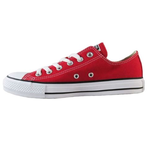 Converse /ˈkɒnvərs/ is an american shoe company that designs, distributes, and licenses sneakers, skating shoes, lifestyle brand footwear, apparel, and accessories. Converse All Star sneakers OX Red M9696C