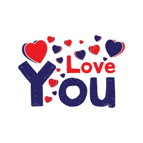 Love You Text Vector Hd Images Text Effect Of Love You Love You