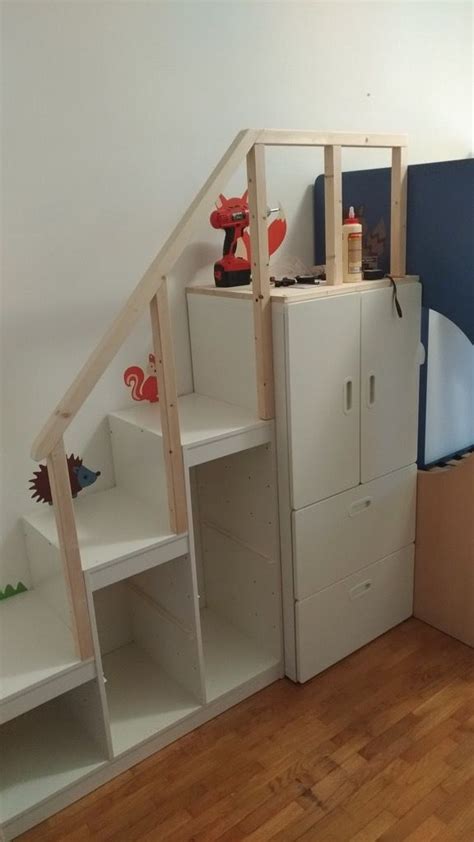 Storage Steps For Non Ikea Full Height Bunk Bed Ikea Hackers Ikea