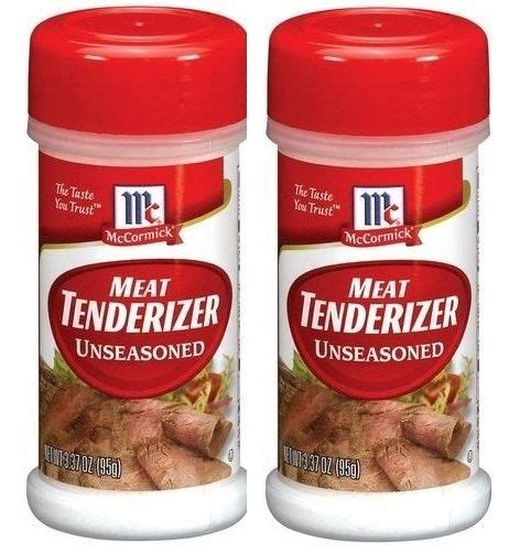 Mccormick Meat Tenderizer Unseasoned 2 Bottle Pack 52100062105 Ebay