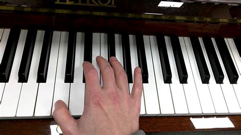 How To Play A C Minor 7 Chord On Piano Youtube