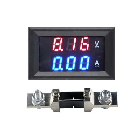 Digital Voltmeter Ammeter 0 100v 0 200a Panel Micro Volt Amp Meter