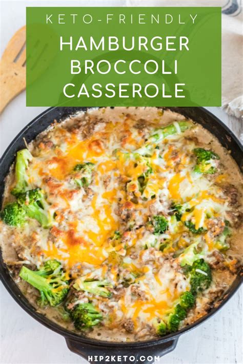 You might also like this 3 ingredient creamy spinach keto recipe. Easy Keto Hamburger Broccoli Casserole in 2020 | Easy meat ...