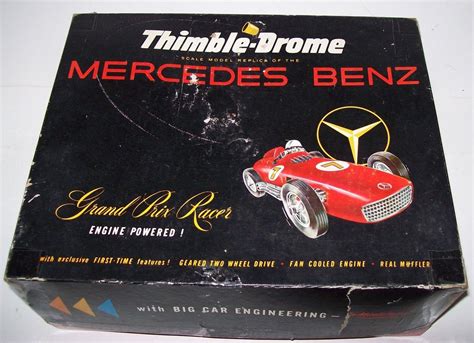 1961 Cox Mercedes Benz Thimble Drome W 196 Grand Prix Racer With Box