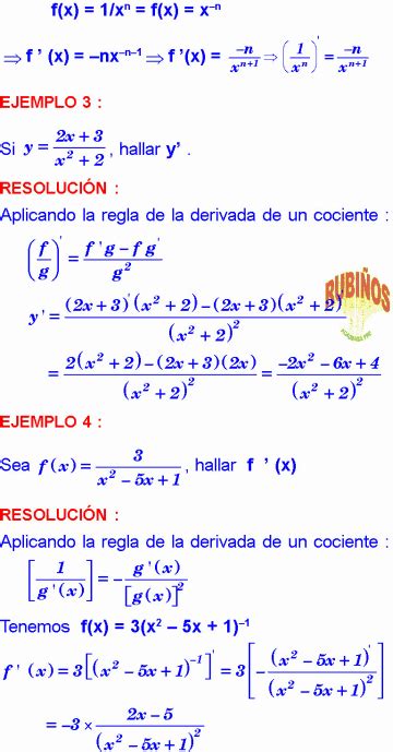 C Lculo De Derivadas Ejercicios Resueltos Pdf