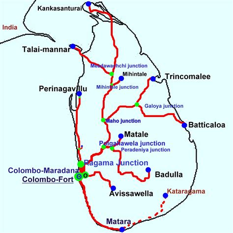 Railwaymapsrilanka Travelhackerblog