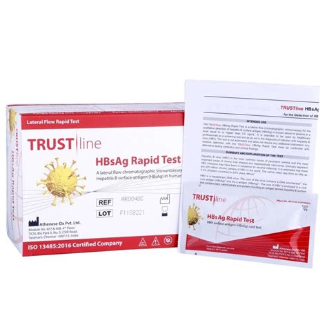 HBsAg Rapid Test 30 Test Pack Quicklab Services Private Limited
