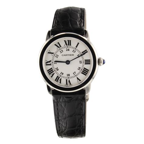 Cartier W6700155 Ronde Solo Stainless Steel Quartz Silver Dial Womens Watch
