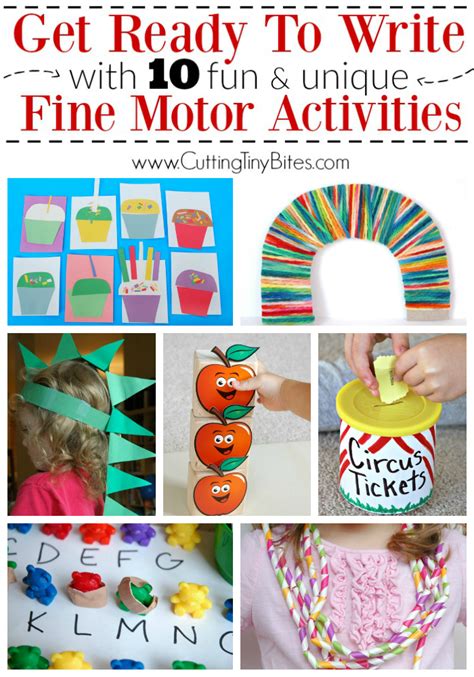 Fine Motor Activities For Preschoolers Logvoper