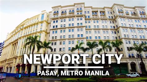 Newport City Walk Tour Pasay City Metro Manila Philippines 4k