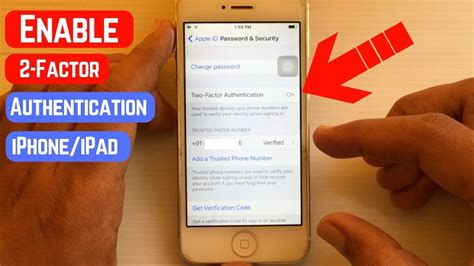 Log into the apple id account page. How To Turn on Two-Factor Authentication on iPhone - YouTube