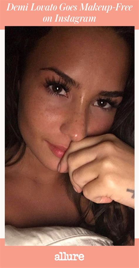 Demi Lovato Goes Makeup Free On Instagram And Shows Off Her Freckles