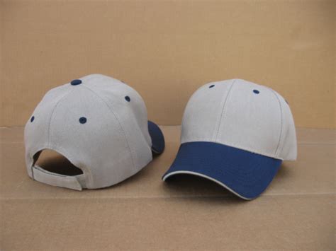 Khakinavy Two Tone Sandwich Baseball Caps Pro Style Piece Priced In