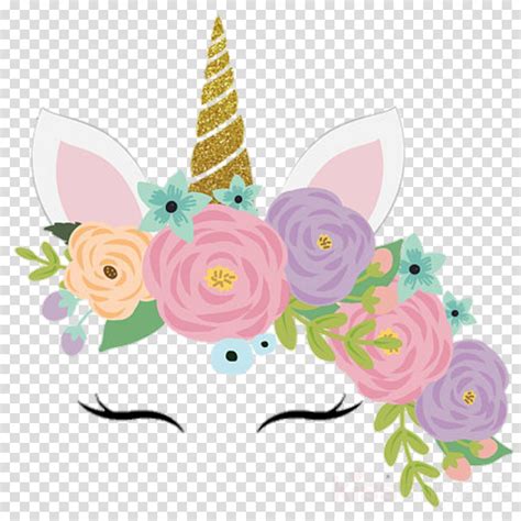 Unicorn With Flowers Clipart 10 Free Cliparts Download Images On