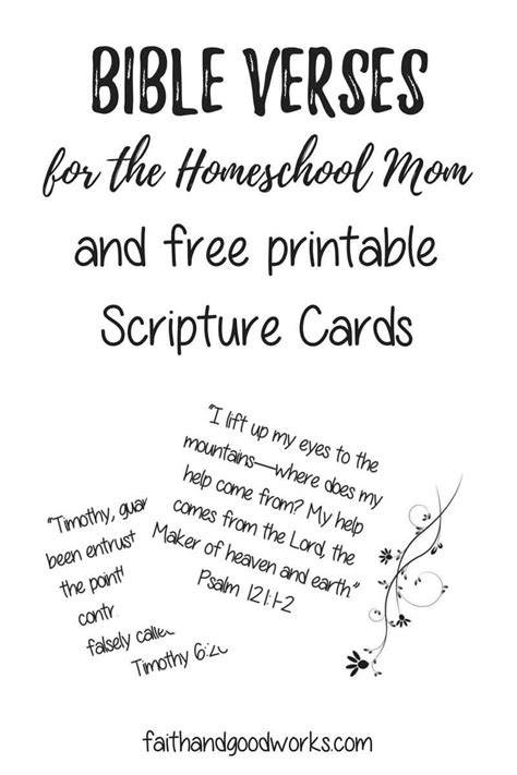 5 Bible Verses For The Homeschool Mom Biblical Encouragement Free