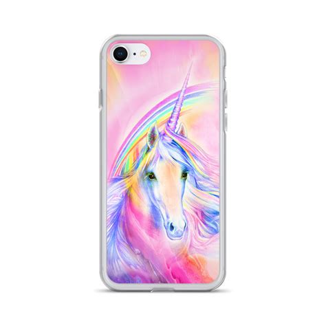 Rainbow Unicorn Iphone Case Joanmarieart