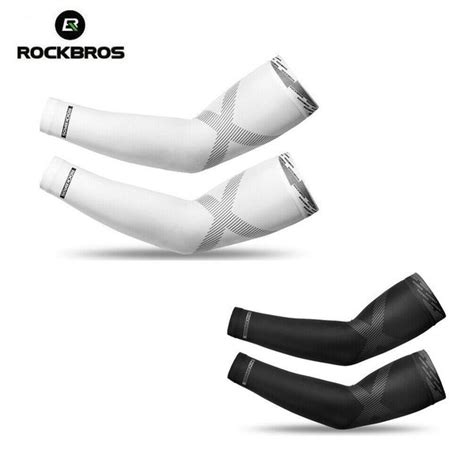 Jual Rockbros Riding Summer Uv Protection Cycling Sleeves Ice Fabric Sport Arm Cover Diskon Di
