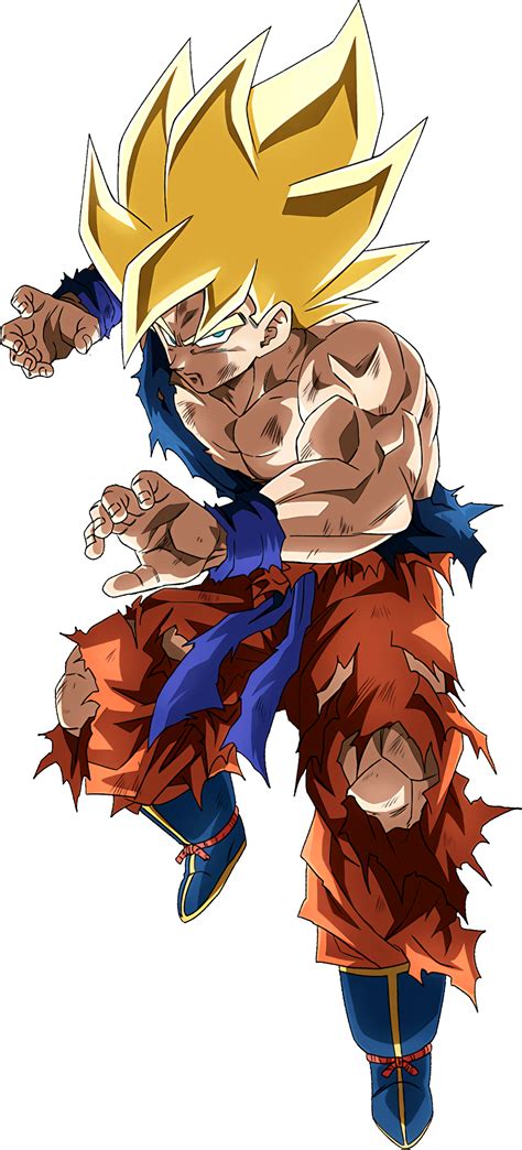 Super Saiyan Goku Namek Upscale By Woodlandbuckle On Deviantart