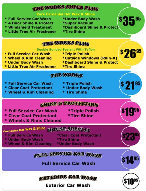 Besides article about trendy topic like car wash prices list, we are currently focusing on many other topics including: New-Wash-Price-List - CLEANWAY CAR WASH