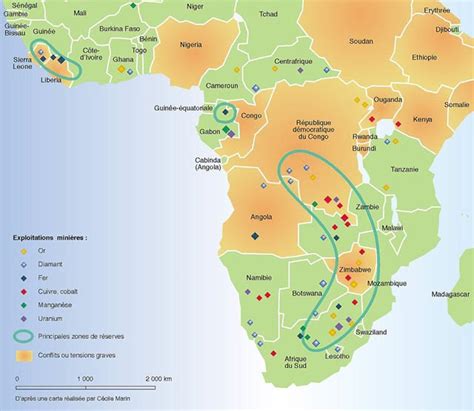 Africas Coveted Mineral Resources By Philippe Rekacewicz Le Monde