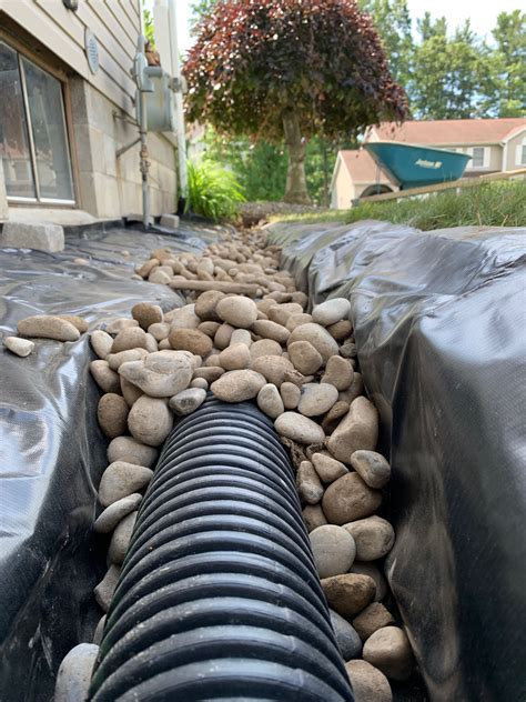 Water Collection Foundation French Drain System Installation Fixing