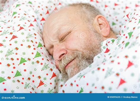 Elderly Man Sleeping Stock Image Image Of Care Portrait 85095635