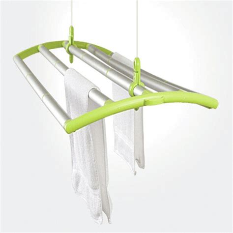 Traditional hanging clothes airer pulley rope kitchen laundry hardware only. The New Clothesline Company Lofti™ Drying Rack & Reviews ...