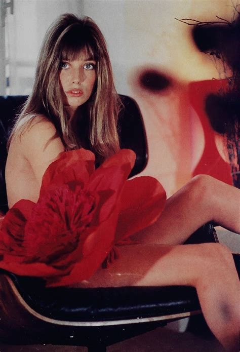 Nastassja Kinski Hides Behind Red Flower 4x6 Photo Etsy